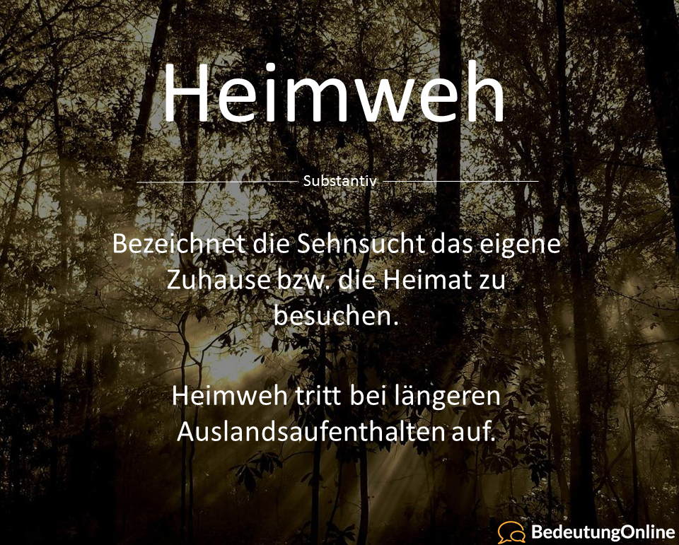 Was ist Heimweh? Bedeutung und Definition erklärt