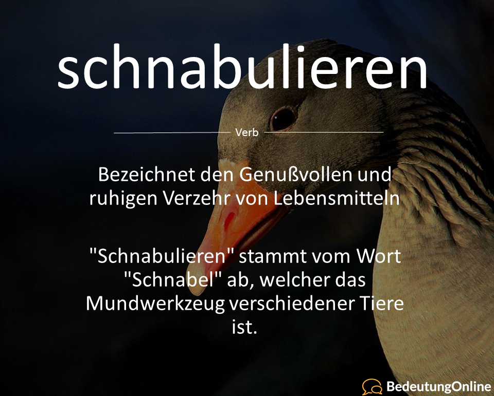 schnabulieren