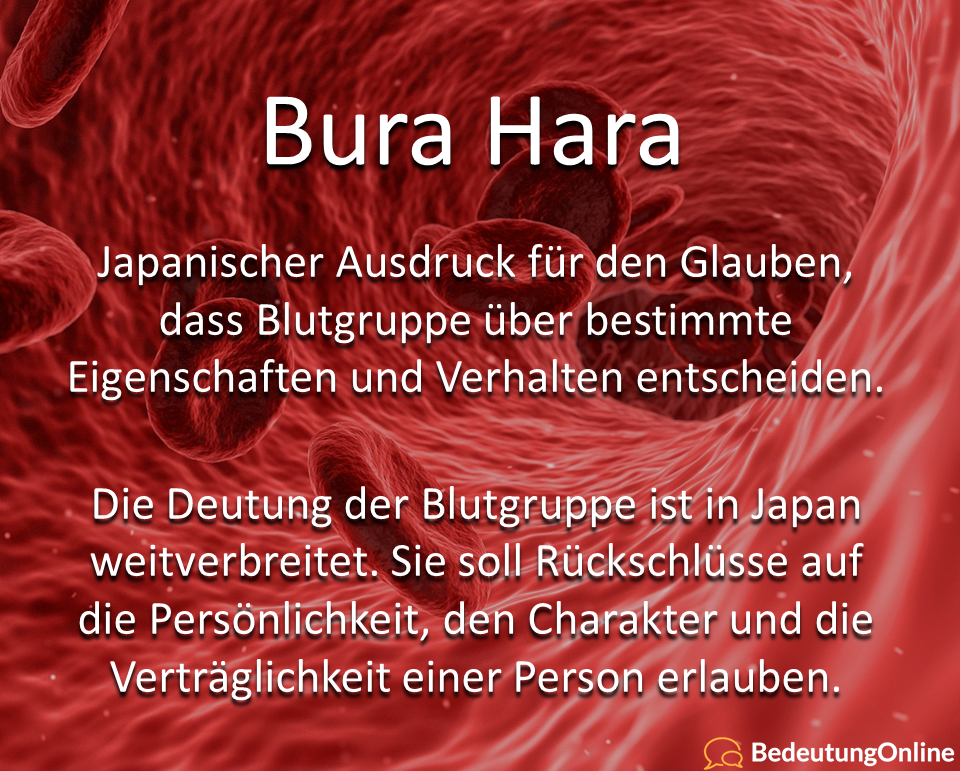 Bura Hara Bedeutung Online