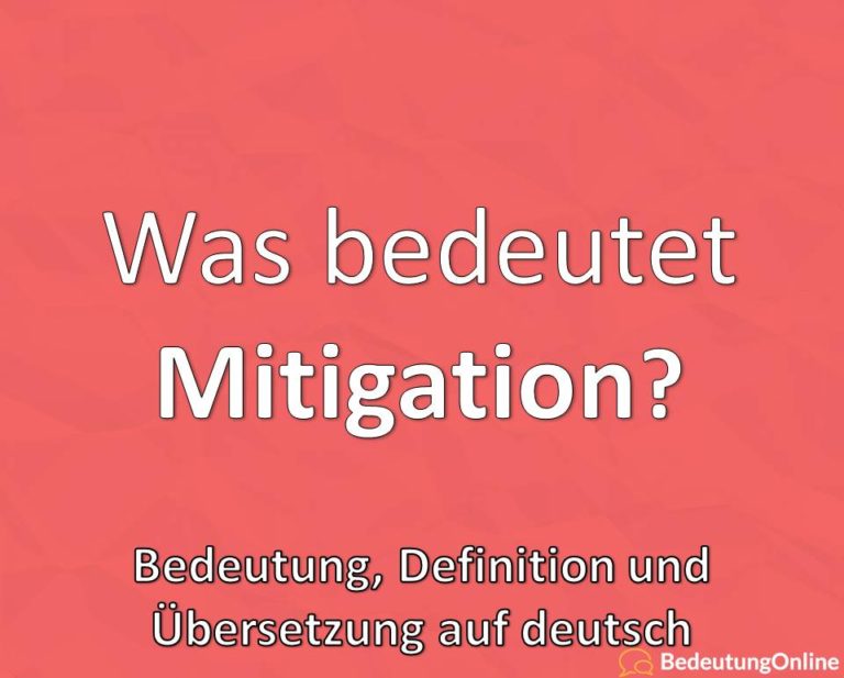 Was Bedeutet Cool Auf Deutsch