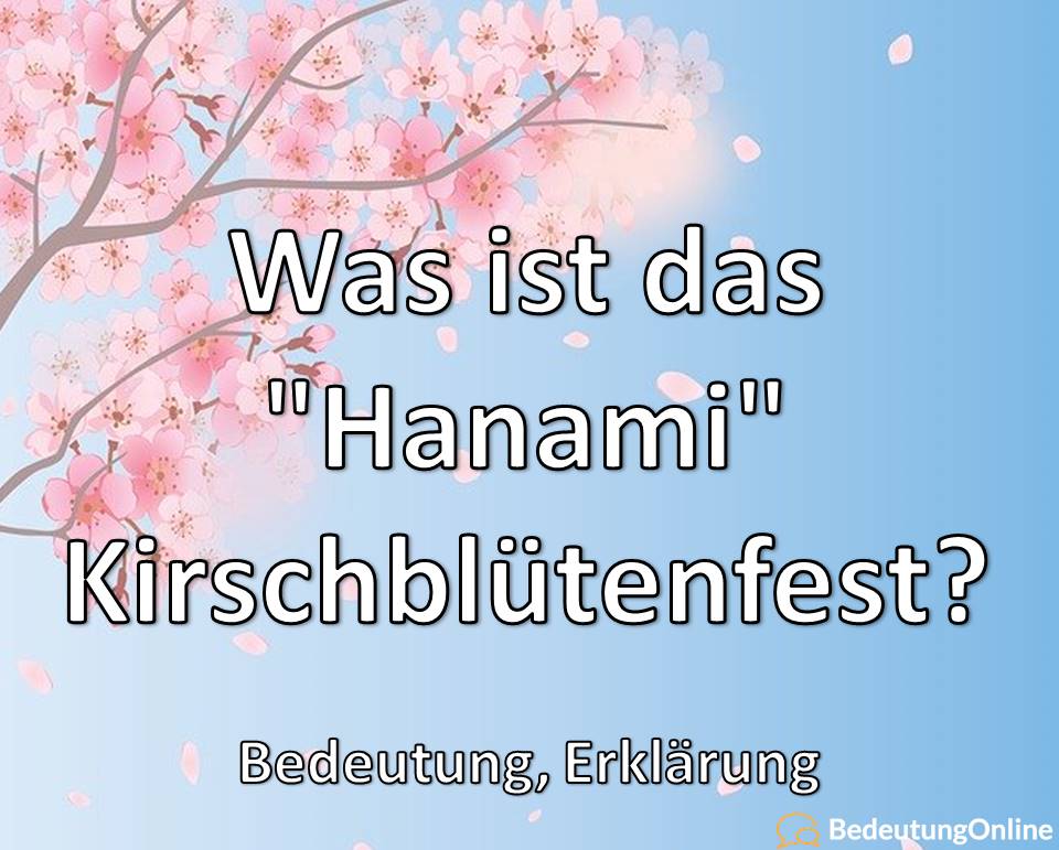 Was ist das „Hanami“ Kirschblütenfest?