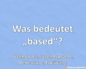 Was bedeutet \