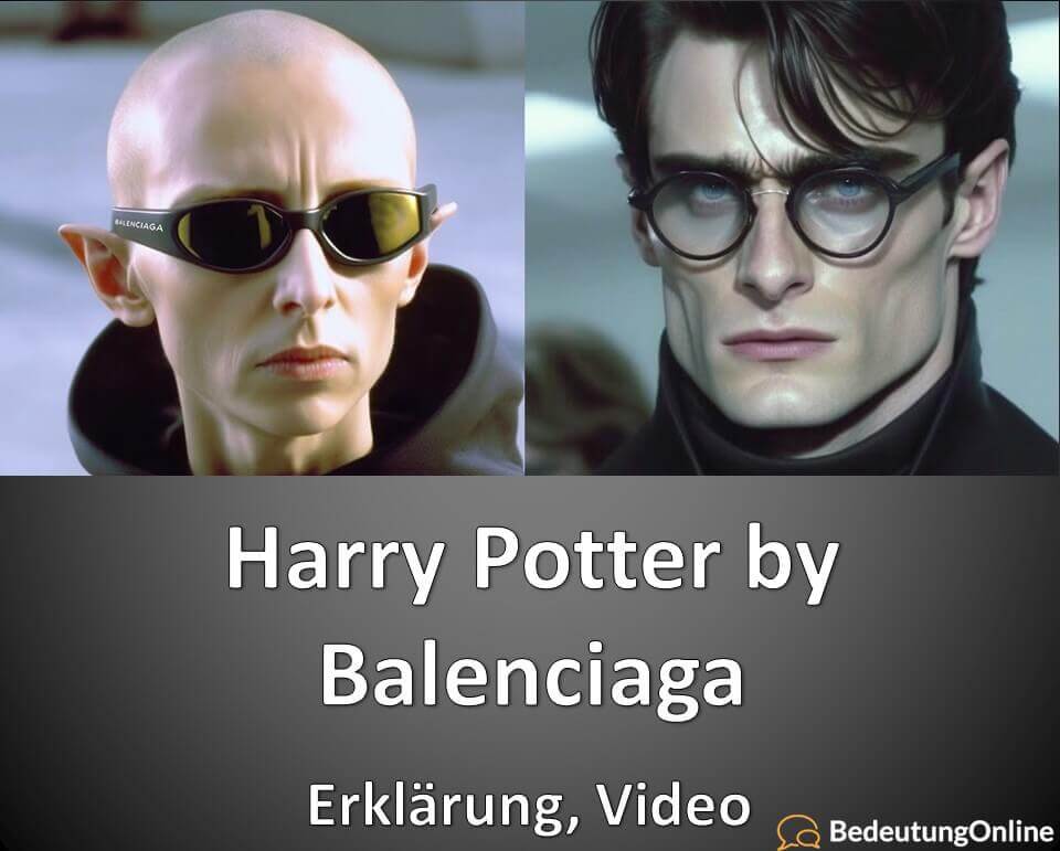 Harry Potter by Balenciaga, Erklärung, Video_