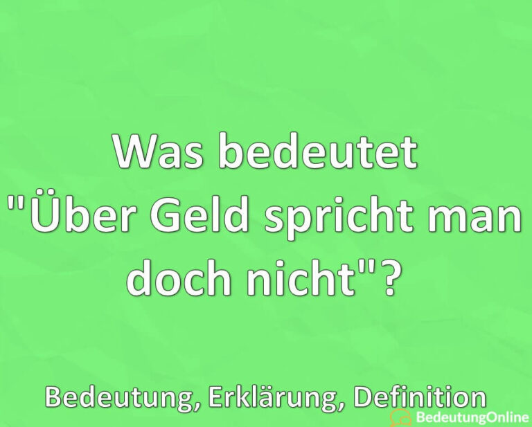 Was bedeutet 