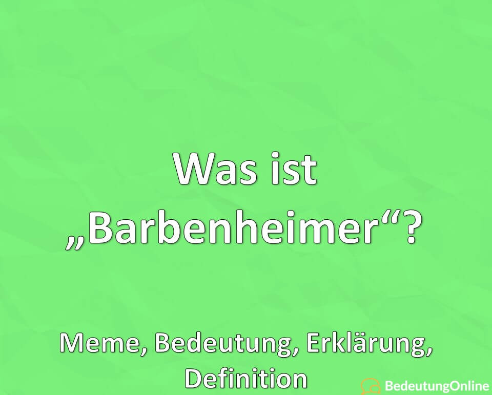 Was ist „Barbenheimer“? Meme, Bedeutung, Erklärung, Definition