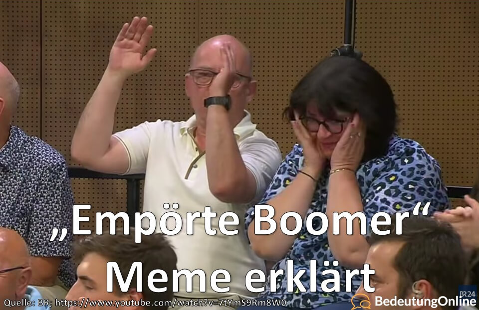 empörte Boomer Meme, BR 2026